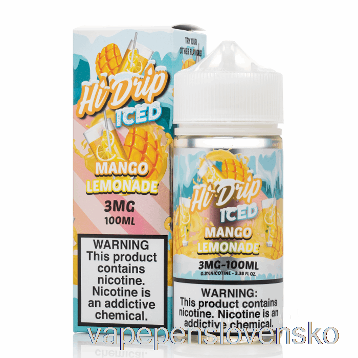 ľadová Mangová Limonáda - E-liquidy S Vysokým Odkvapkávaním - 100 Ml 6mg Vape Bez Nikotinu